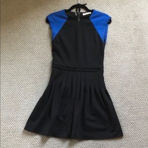 Rebecca Taylor ponte pleated dress, 0